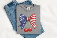 4th of July Cherry Bow Clipart Bundle 3 - CraftNest - Digital Crafting and Art