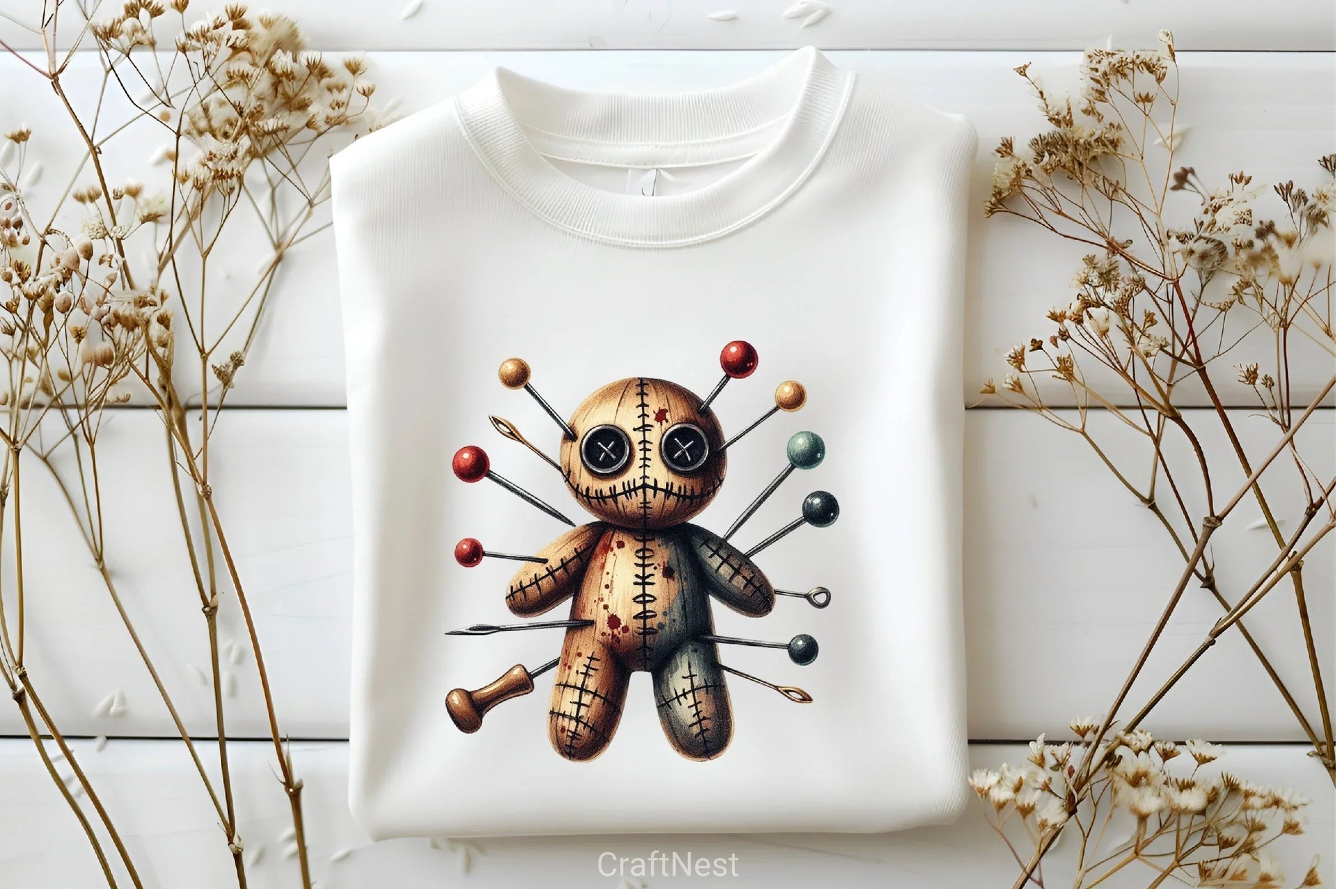 Vintage Creepy Halloween Clipart Bundle - CraftNest - Digital Crafting and Art