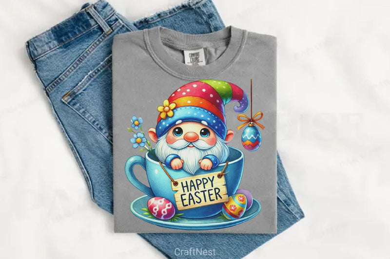 Easter Gnomes Clipart Bundle 1 - CraftNest - Digital Crafting and Art