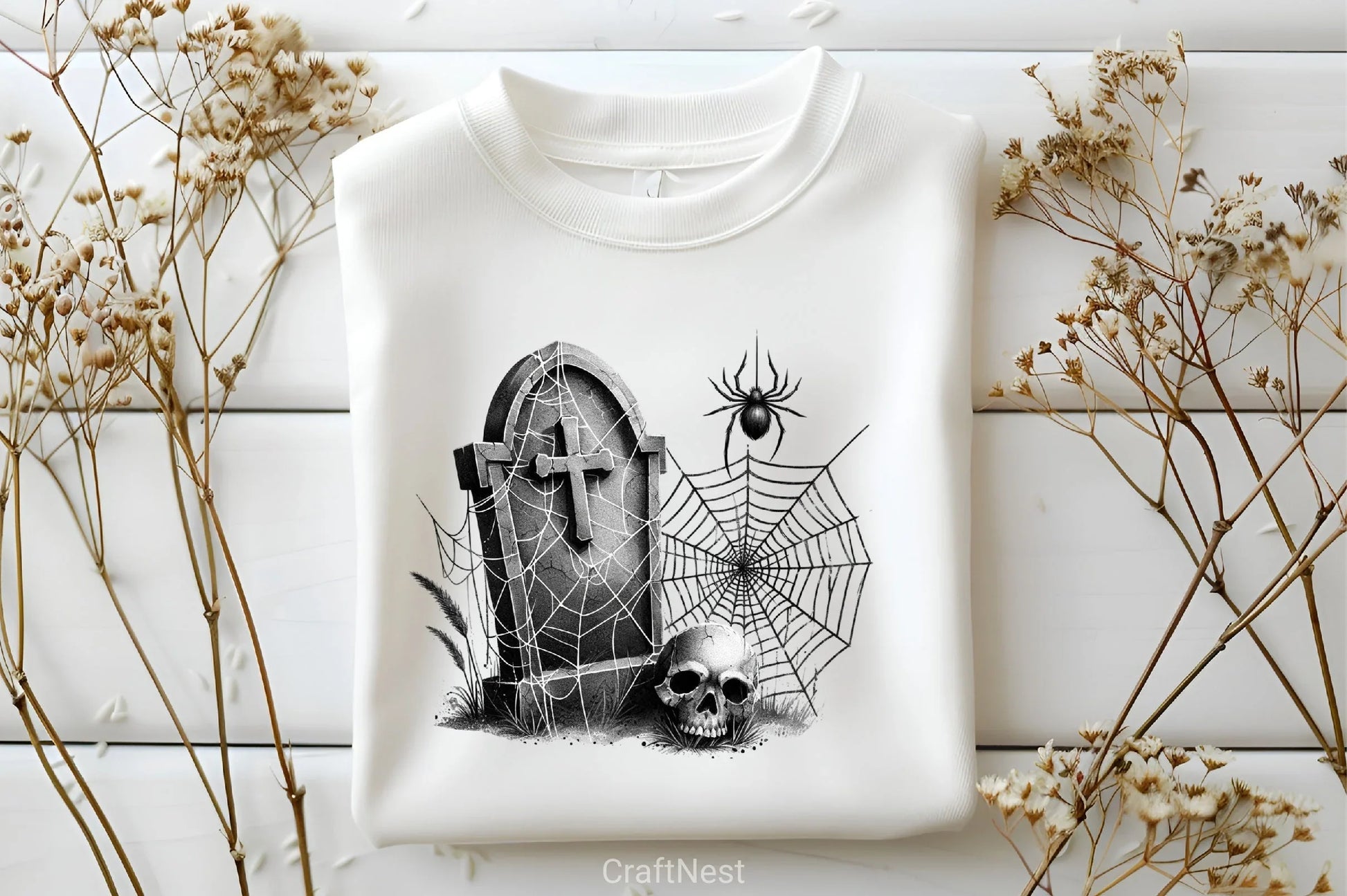 Halloween B&W Clipart Bundle - CraftNest - Digital Crafting and Art