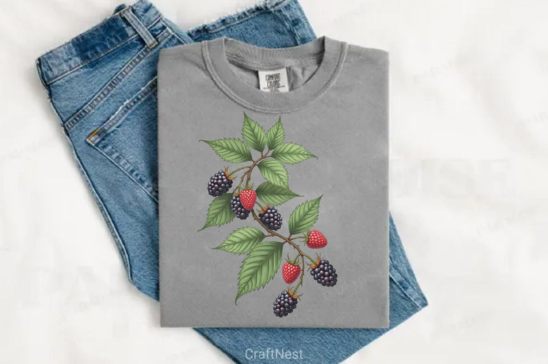 Blackberries Clipart Bundle - CraftNest - Digital Crafting and Art