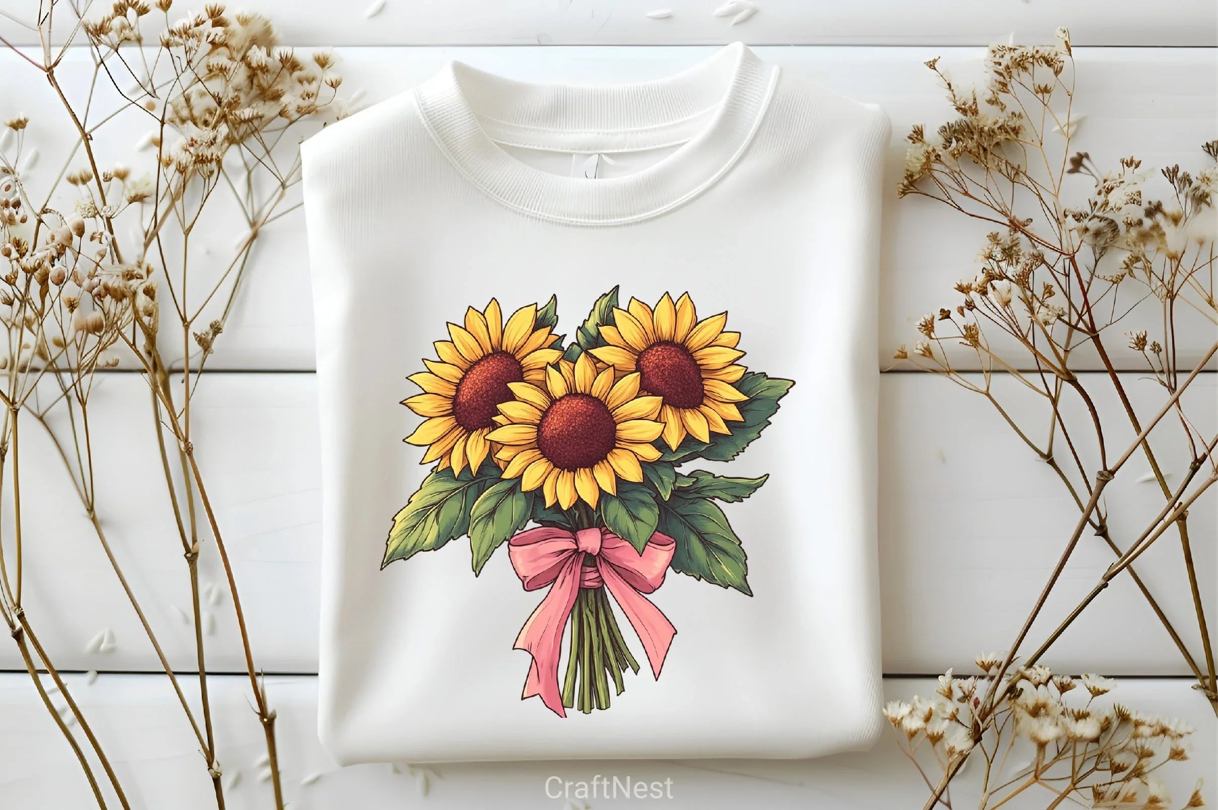 Sunflower Mother's Day Clipart Bundle 3 - CraftNest - Digital Crafting and Art