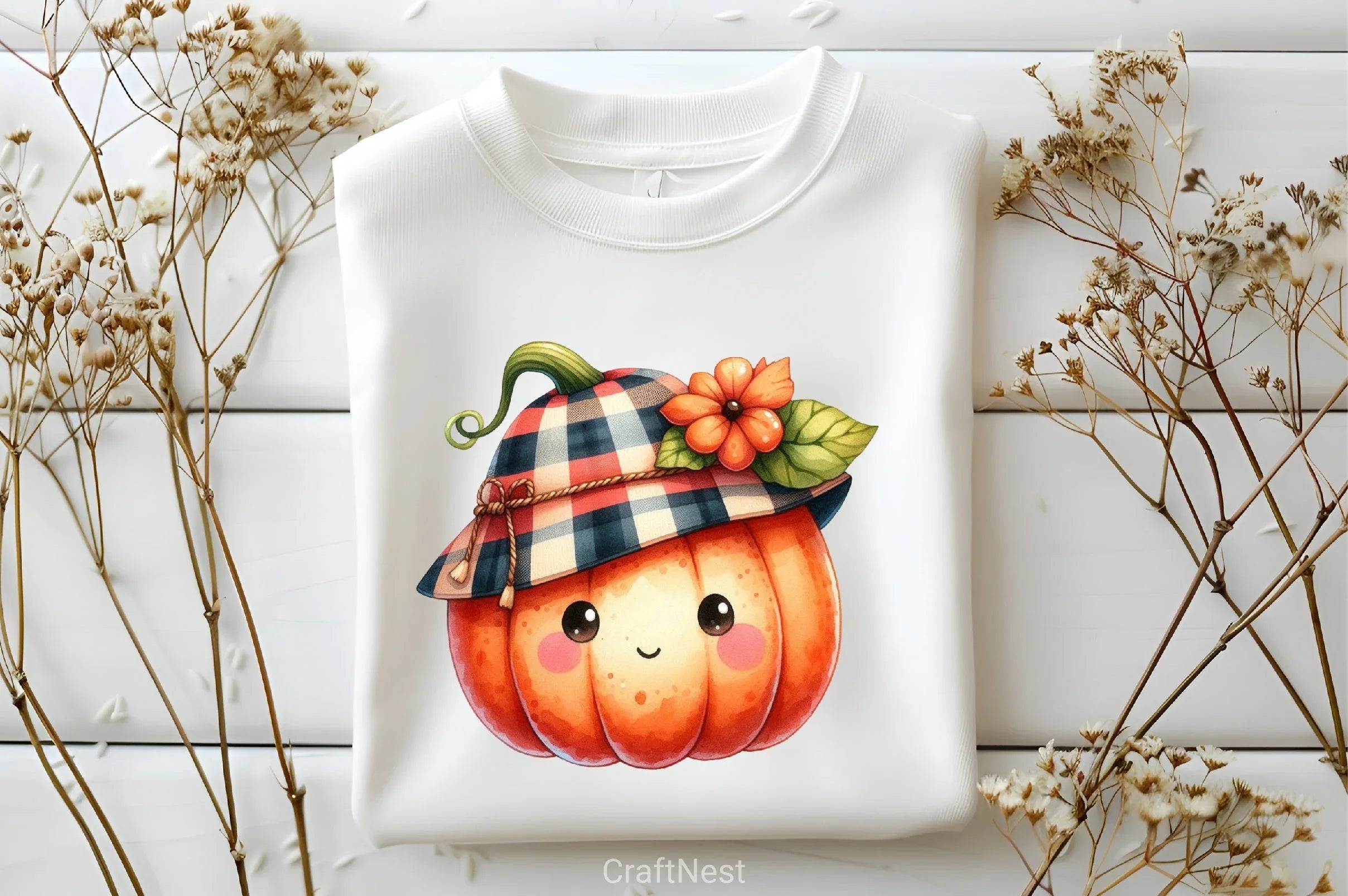 Gingham Halloween Clipart Bundle - CraftNest - Digital Crafting and Art