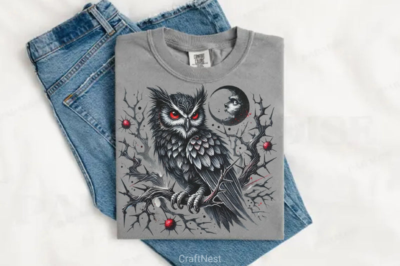 Gothic Owls Clipart Bundle - CraftNest - Digital Crafting and Art