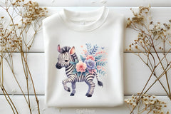 Cute Zebra Clipart Bundle - CraftNest - Digital Crafting and Art