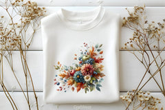 Autumn Flower Clipart Bundle 1 - CraftNest - Digital Crafting and Art