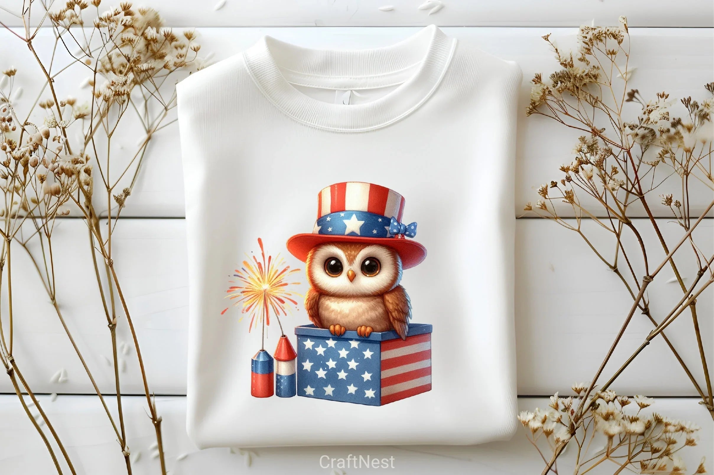 4th of July Funny Animals Clipart Bundle 4 - CraftNest - Digital Crafting and Art