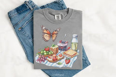 Spring Picnic Clipart Bundle - CraftNest - Digital Crafting and Art