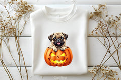 Halloween Pug Clipart Bundle - CraftNest - Digital Crafting and Art
