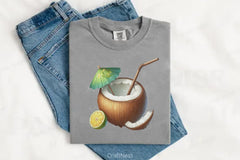 Mediterranean Lemon Beach Clipart Bundle 2 - CraftNest - Digital Crafting and Art