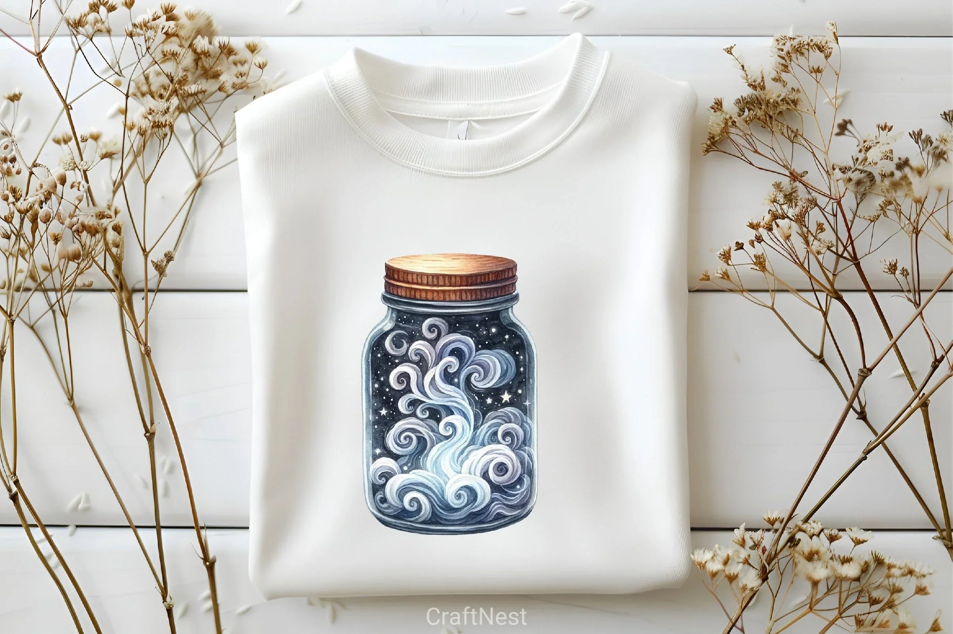 Cute Halloween Mason Jar Clipart Bundle - CraftNest - Digital Crafting and Art