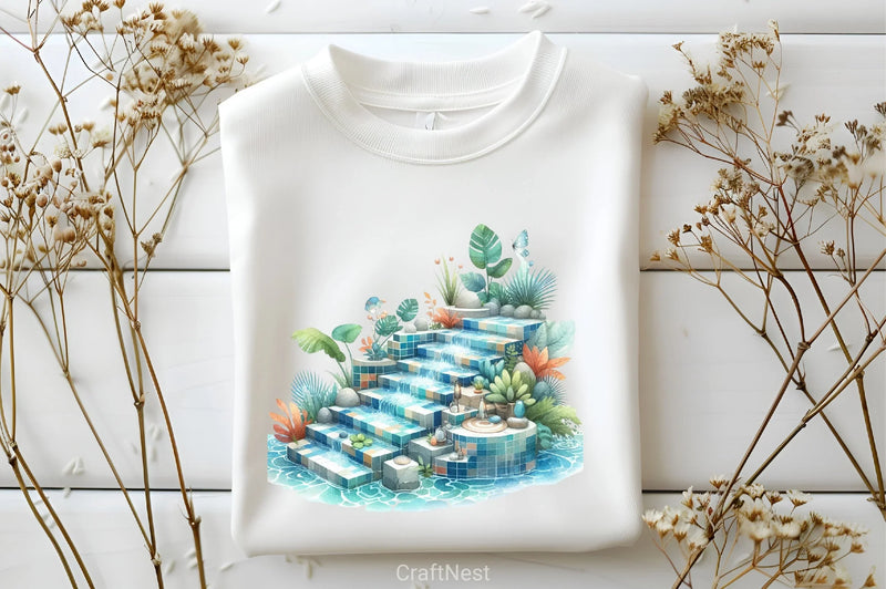 Summer Pool Day Clipart Bundle - CraftNest - Digital Crafting and Art