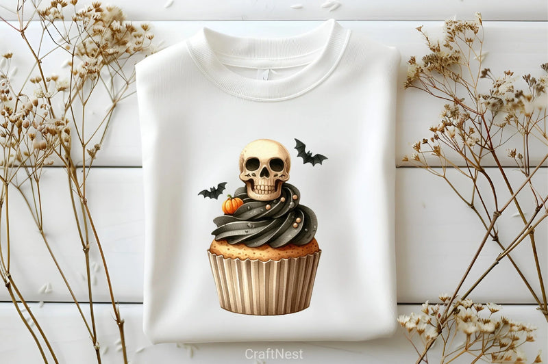Beige & Black Halloween Clipart Bundle 1 - CraftNest - Digital Crafting and Art