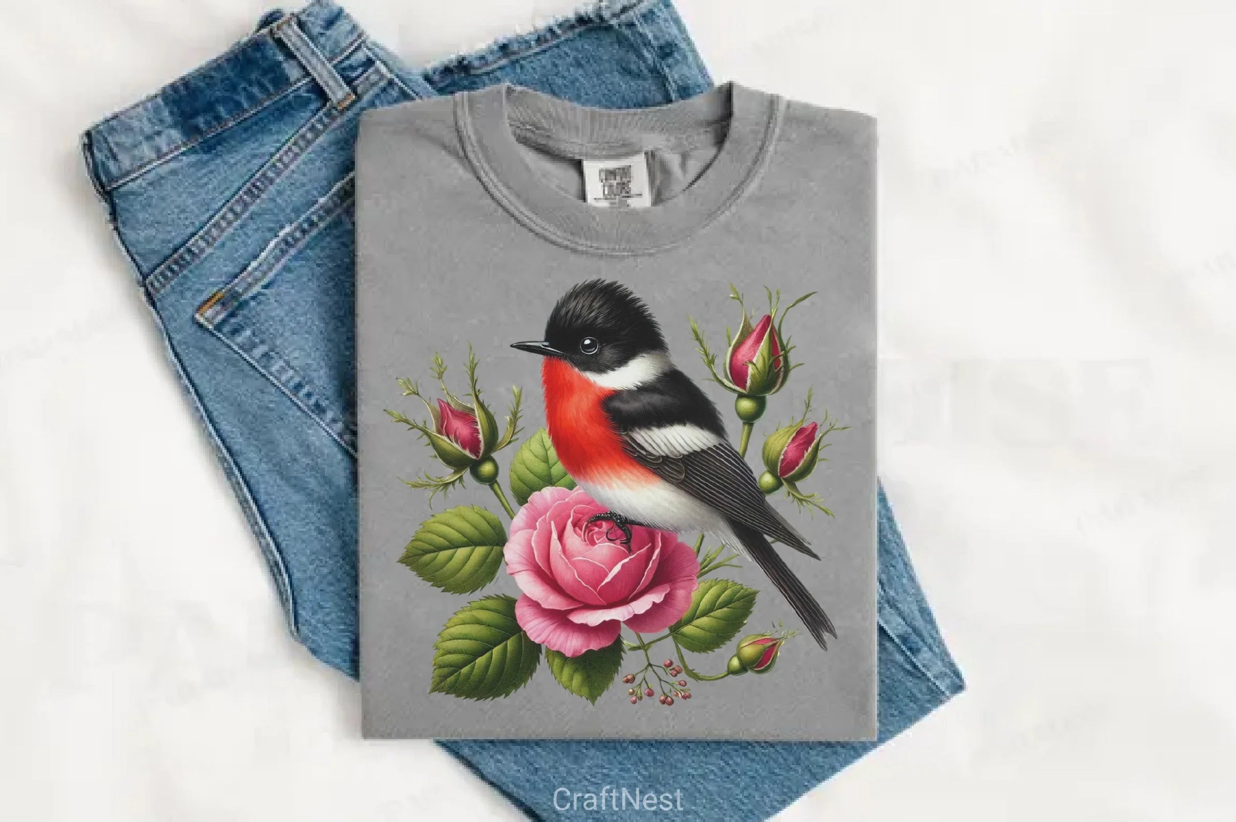 Spring Grosbeak Clipart Bundle - CraftNest - Digital Crafting and Art