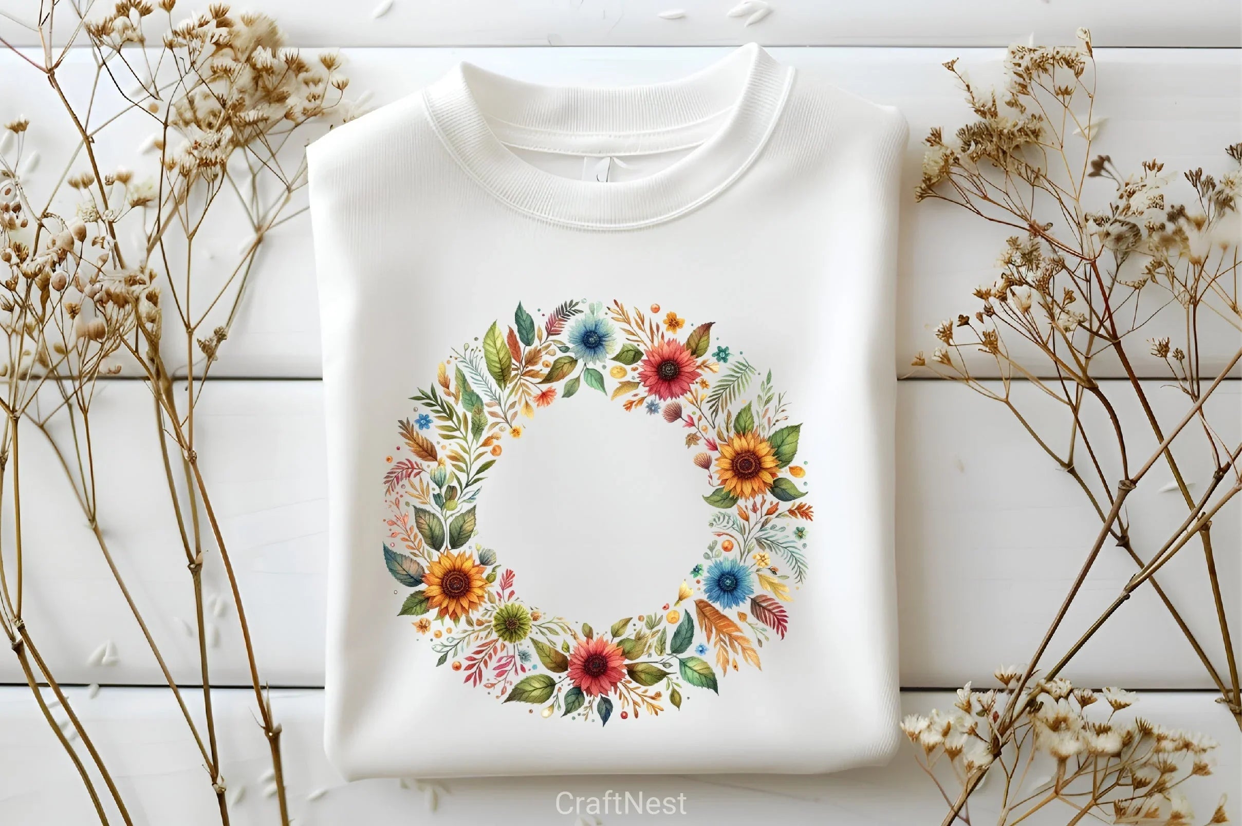 Boho Autumn Clipart Bundle - CraftNest - Digital Crafting and Art