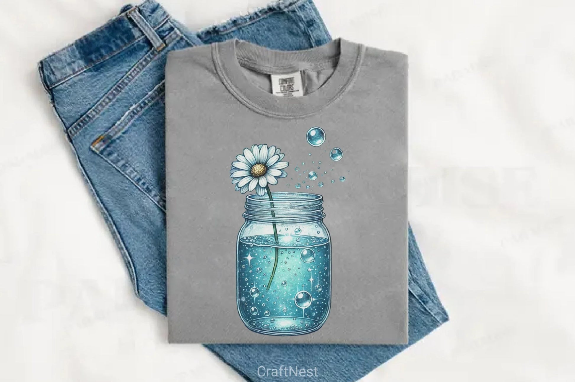 Spring Daisy Farm Clipart Bundle - CraftNest - Digital Crafting and Art