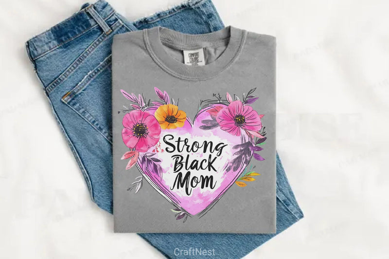 Black Mother's Day Clipart Bundle - CraftNest - Digital Crafting and Art