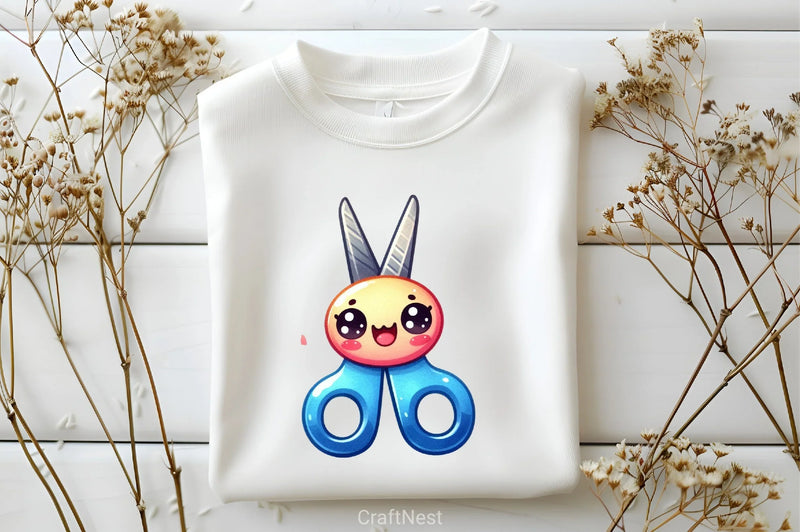 Kawaii School Clipart Bundle 3 - CraftNest - Digital Crafting and Art