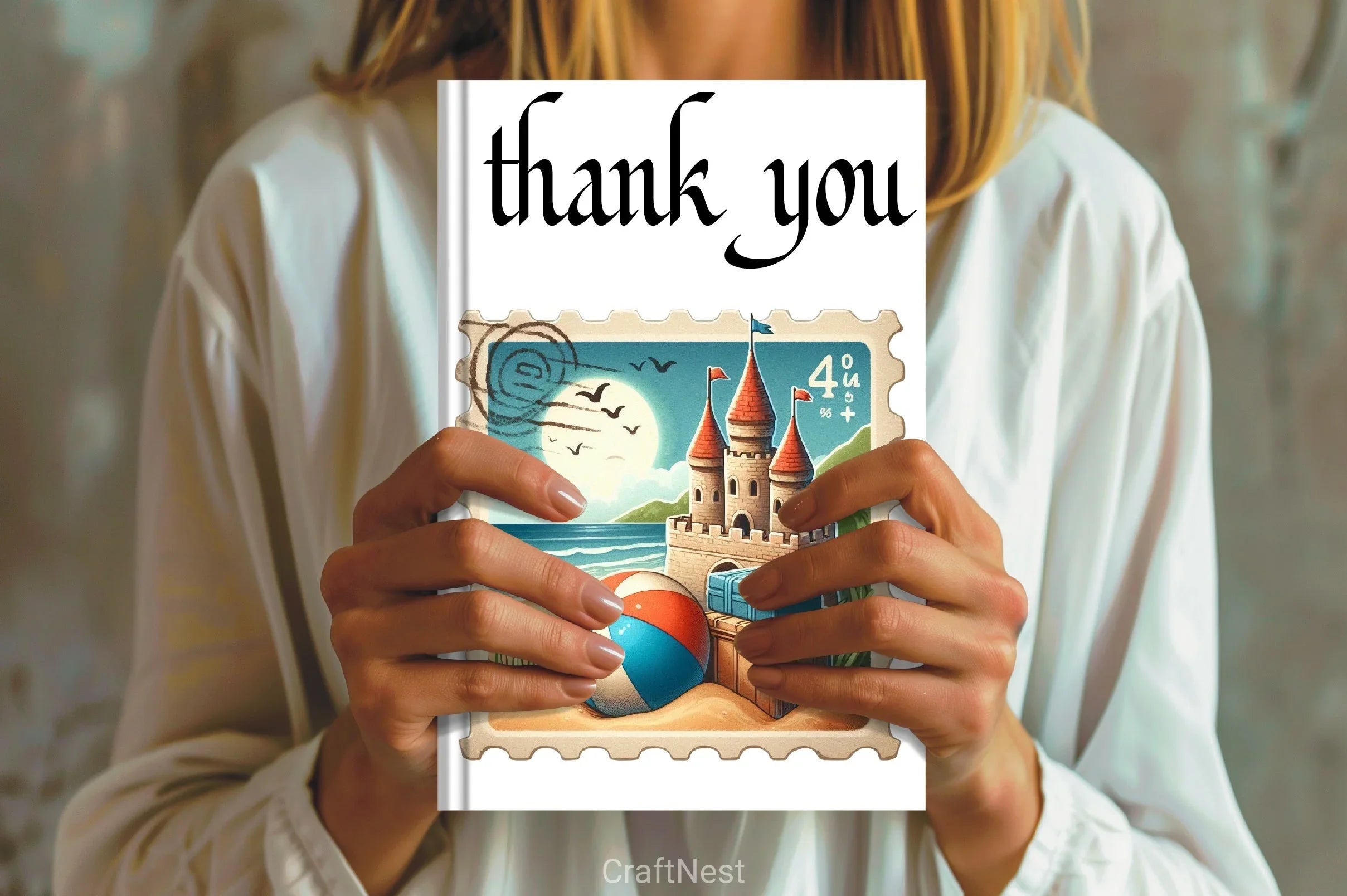 Summer Coastal Stamp Clipart Bundle - CraftNest - Digital Crafting and Art