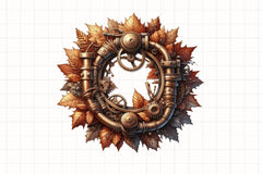 Steampunk Autumn Clipart Bundle - CraftNest - Digital Crafting and Art