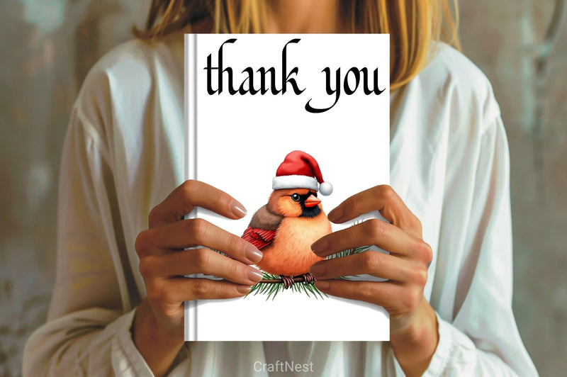 Christmas Birds Clipart Bundle - CraftNest - Digital Crafting and Art