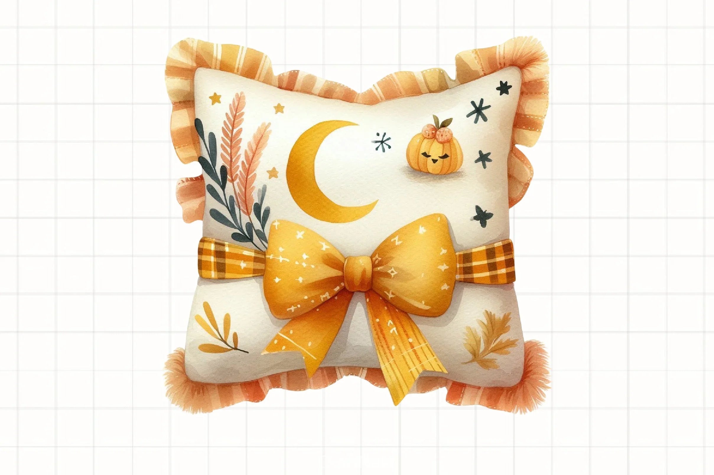 Yellow Coquette Autumn Clipart Bundle - CraftNest - Digital Crafting and Art