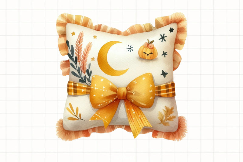 Yellow Coquette Autumn Clipart Bundle - CraftNest - Digital Crafting and Art