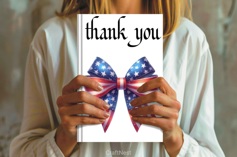 4th of July Bow Clipart Bundle 5 - CraftNest - Digital Crafting and Art