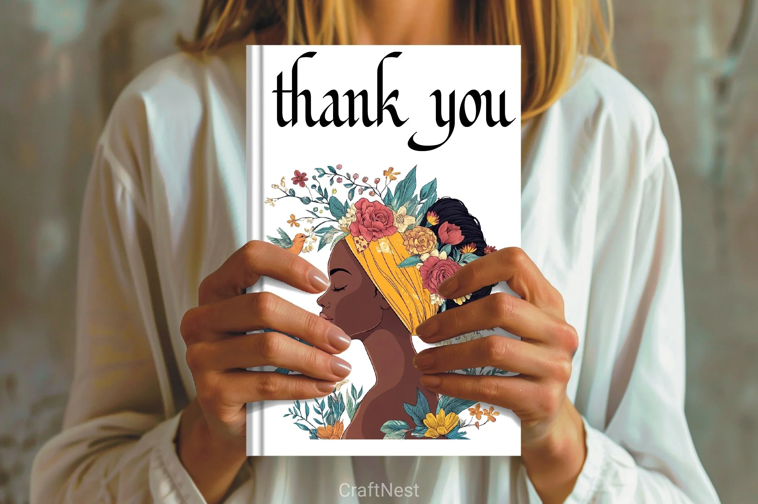 Black Spring Vintage Woman Clipart Bundle - CraftNest - Digital Crafting and Art