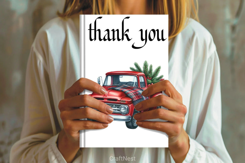 Christmas Pickup Truck Clipart Bundle - CraftNest - Digital Crafting and Art