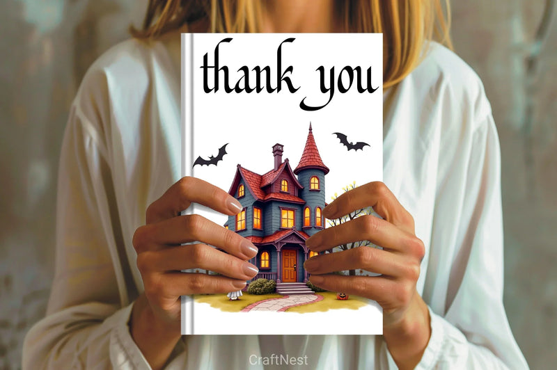 Halloween House Clipart Bundle 5 - CraftNest - Digital Crafting and Art