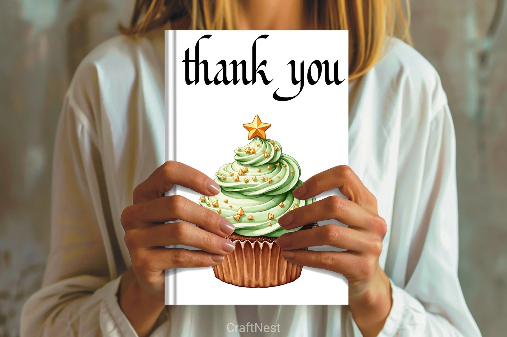 Vintage Christmas Cupcake Clipart Bundle - CraftNest - Digital Crafting and Art