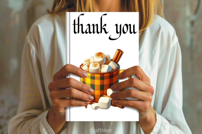 Autumn Plaid Coffee Cup Clipart Bundle - CraftNest - Digital Crafting and Art