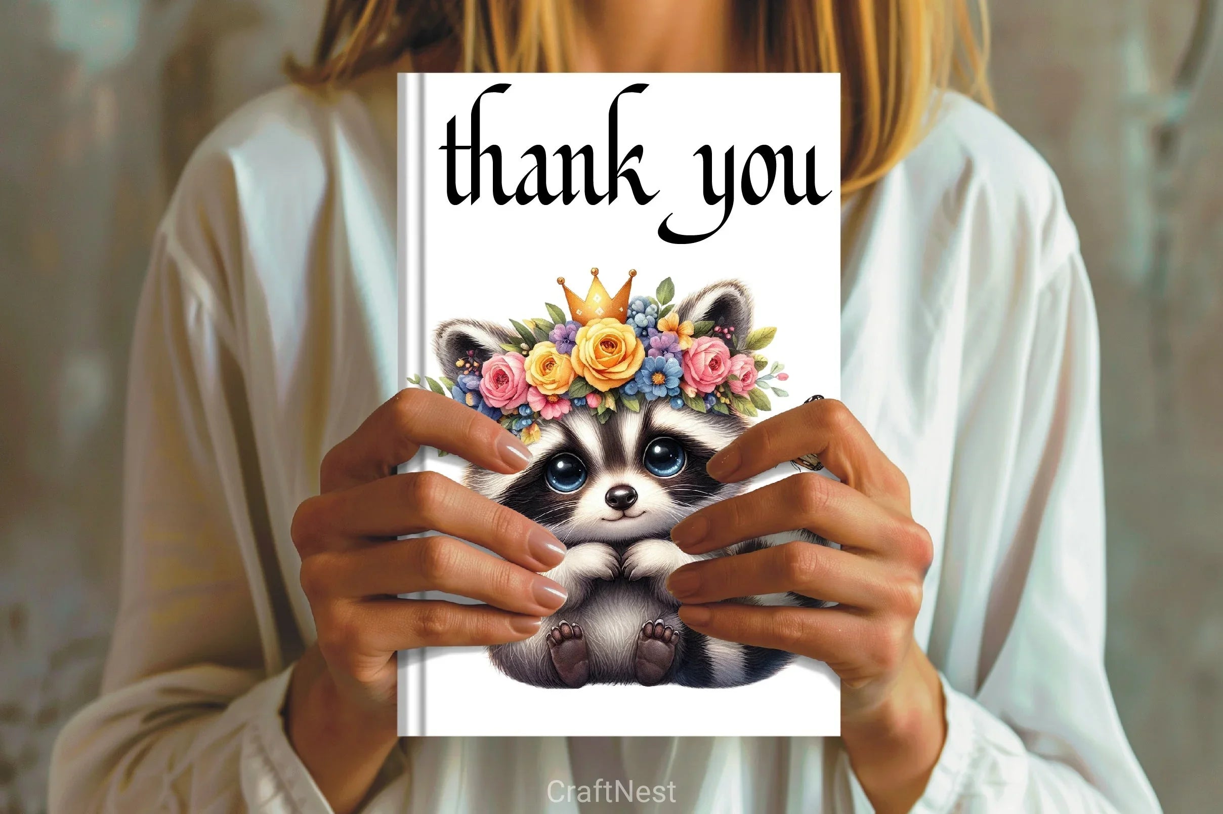 Cute Raccoon Clipart Bundle - CraftNest - Digital Crafting and Art