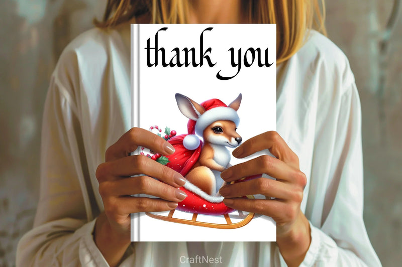 Christmas Kangaroo Clipart Bundle - CraftNest - Digital Crafting and Art