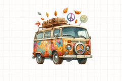 Retro Autumn Clipart Bundle - CraftNest - Digital Crafting and Art