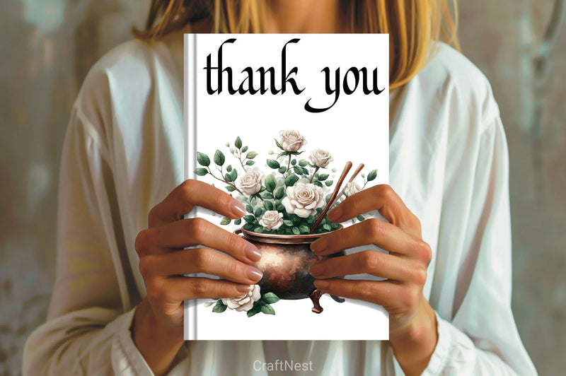 Brown Halloween & White Roses Clipart Bundle 2 - CraftNest - Digital Crafting and Art