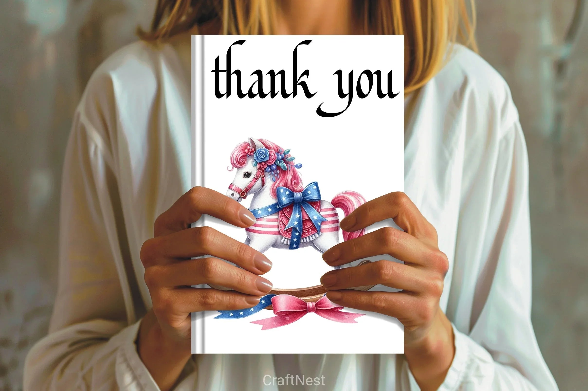 4th of July Pink Baby Nursery Clipart Bundle - CraftNest - Digital Crafting and Art