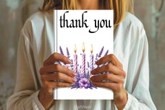 Lavender Floral Birthday Clipart Bundle - CraftNest - Digital Crafting and Art