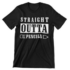 Straight Outta Pencils T-Shirt - CraftNest - Digital Crafting and Art