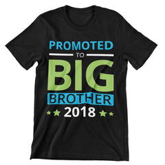Promoted to Big Brother - 2018 T-Shirt - CraftNest - Digital Crafting and Art