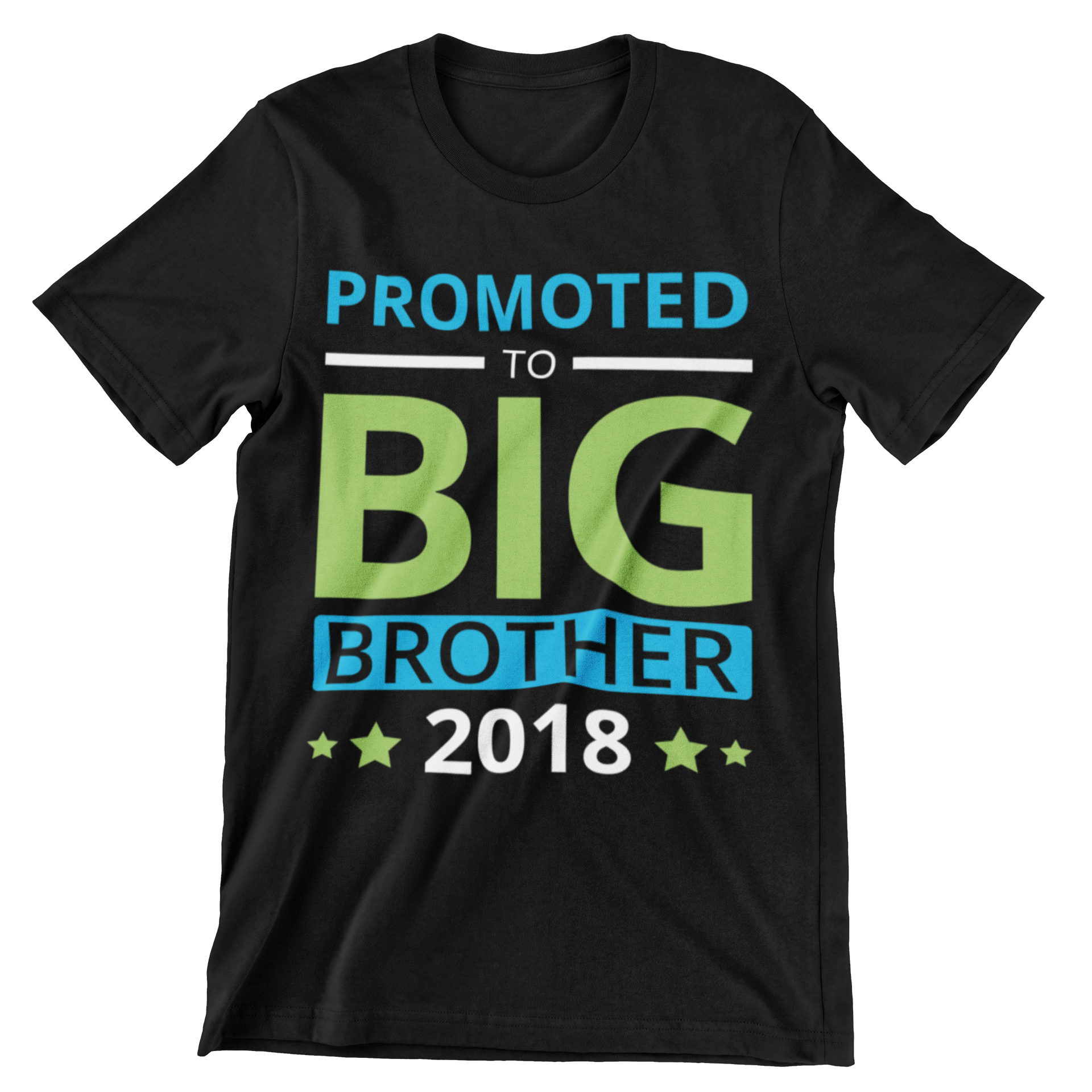Promoted to Big Brother - 2018 T-Shirt - CraftNest - Digital Crafting and Art