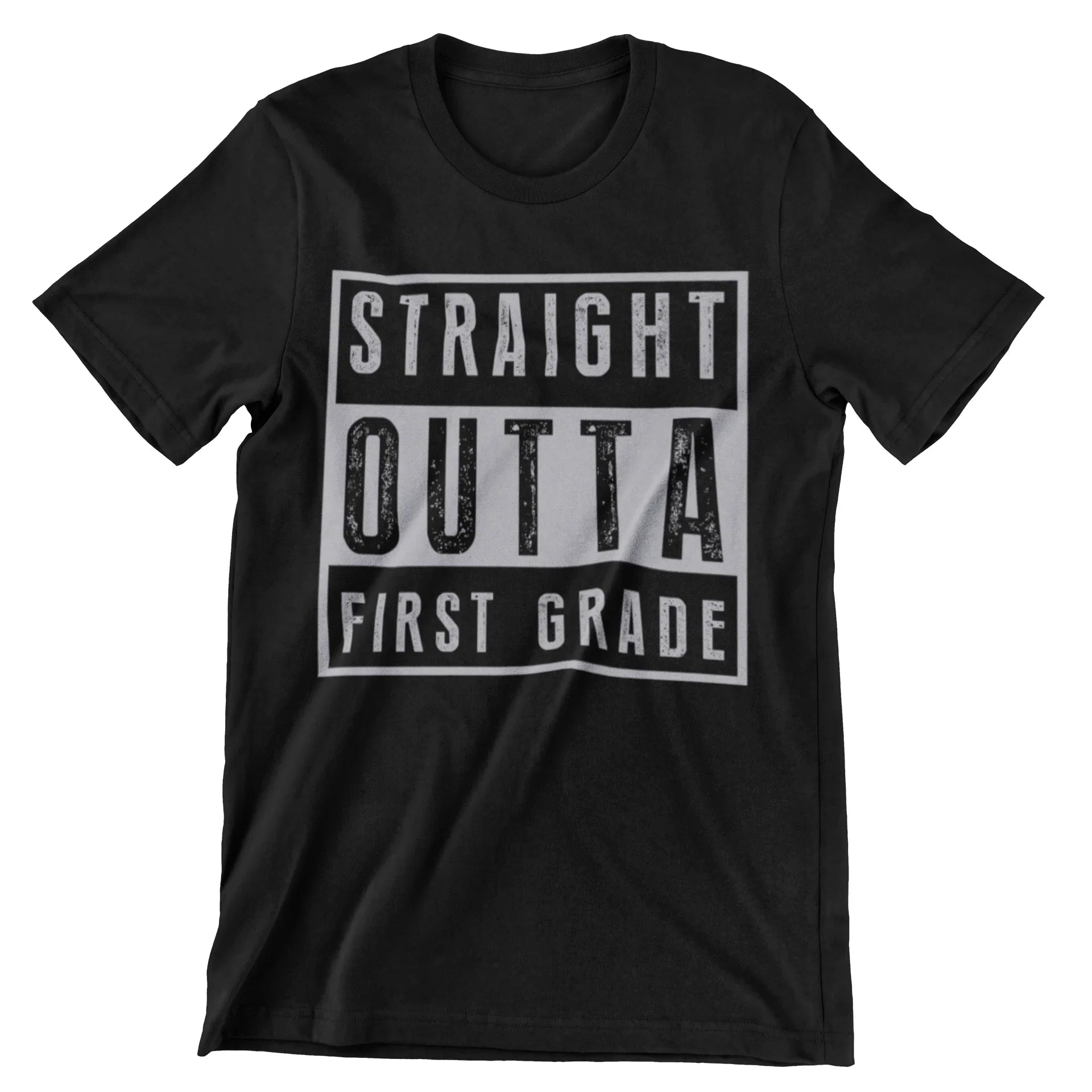 Straight Outta First Grade T-Shirt - CraftNest - Digital Crafting and Art