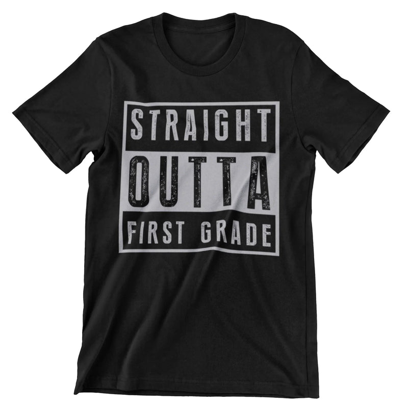 Straight Outta First Grade T-Shirt - CraftNest - Digital Crafting and Art