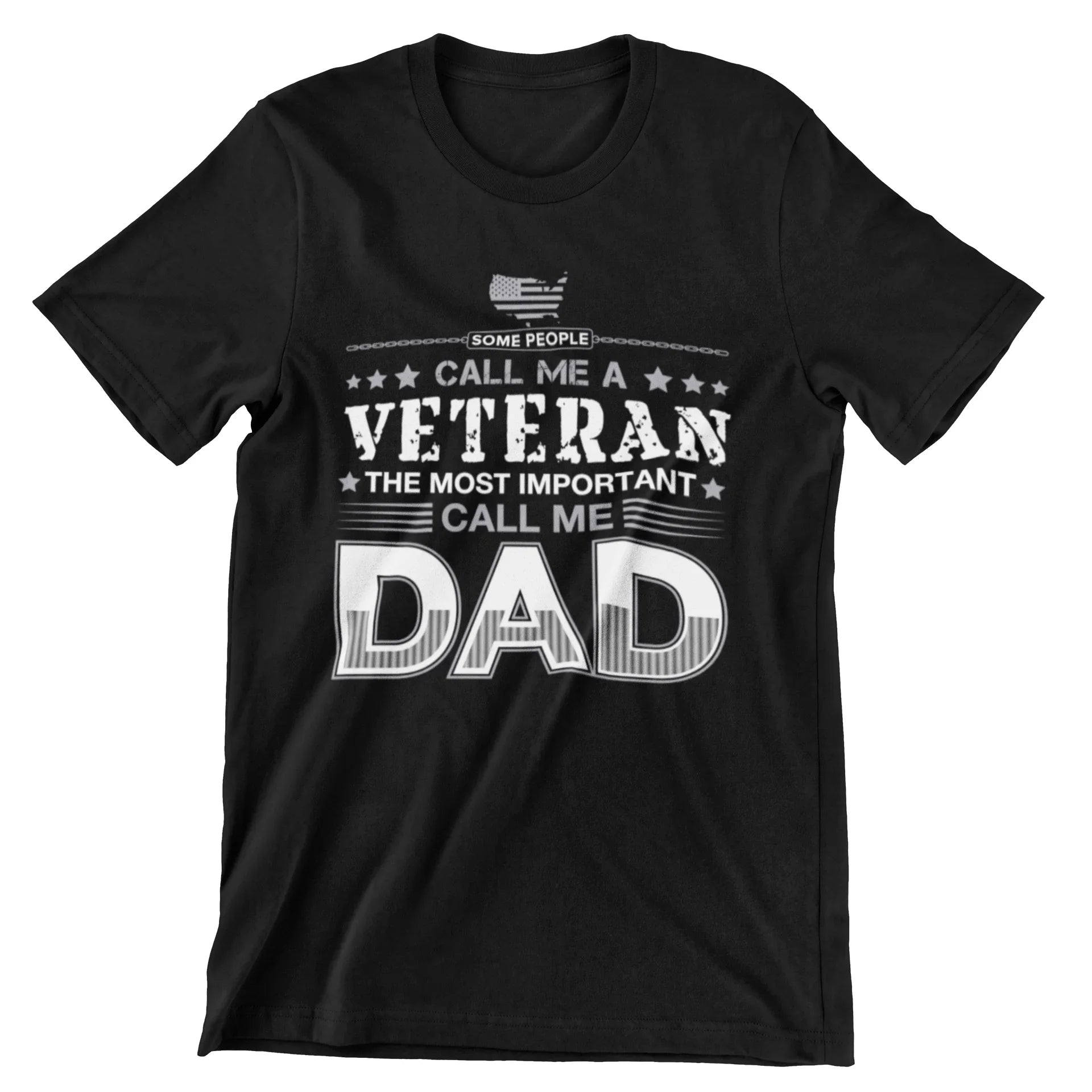 Some People Call Me A Veteran T-Shirt - CraftNest - Digital Crafting and Art