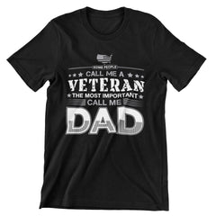 Some People Call Me A Veteran T-Shirt - CraftNest - Digital Crafting and Art
