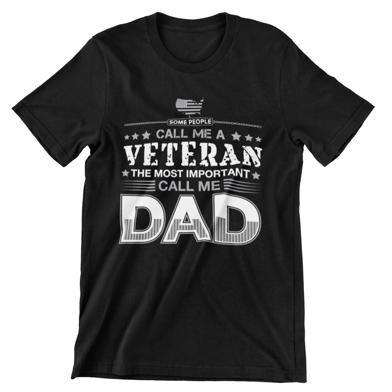Some People Call Me A Veteran T-Shirt - CraftNest - Digital Crafting and Art