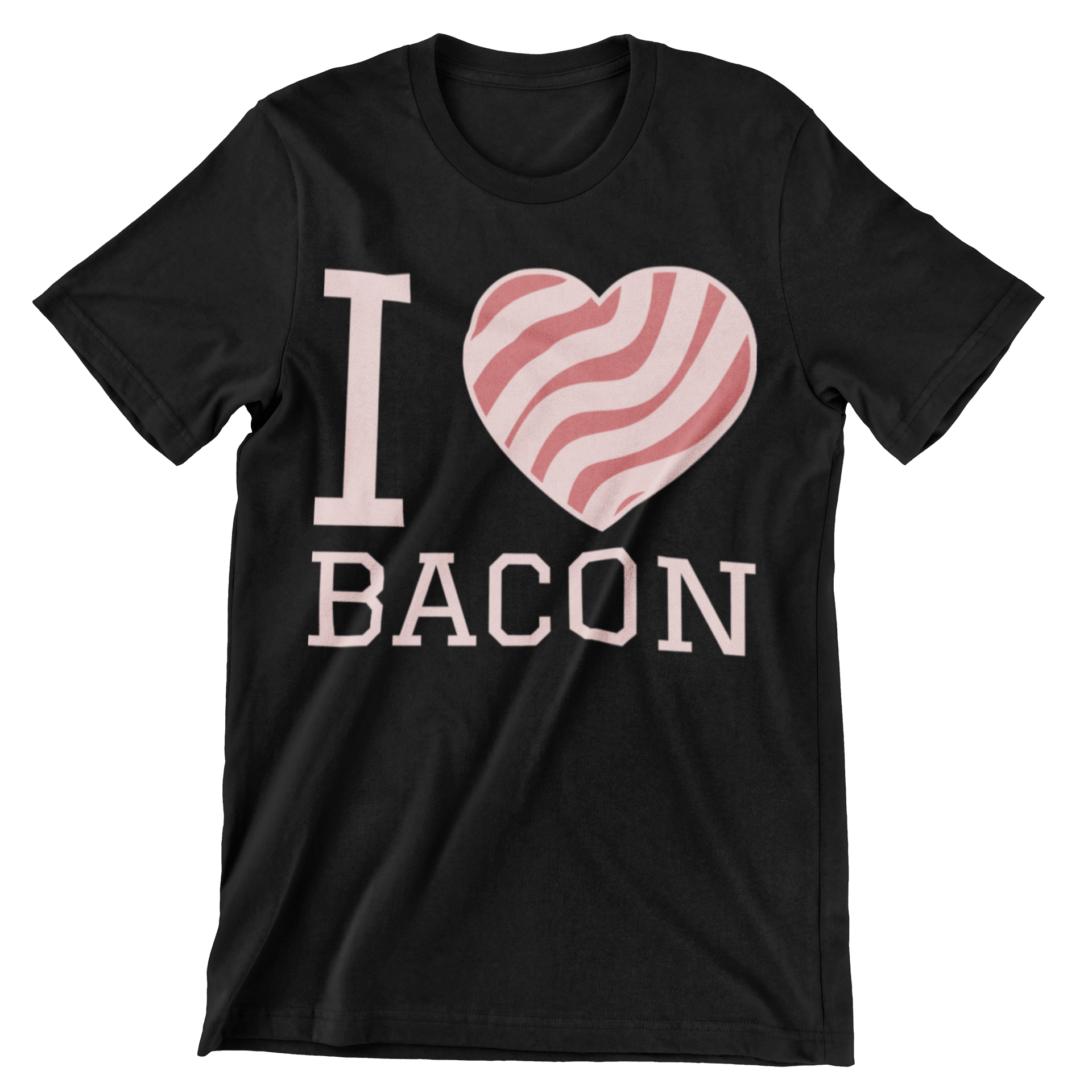 I Love Bacon T-Shirt - CraftNest - Digital Crafting and Art