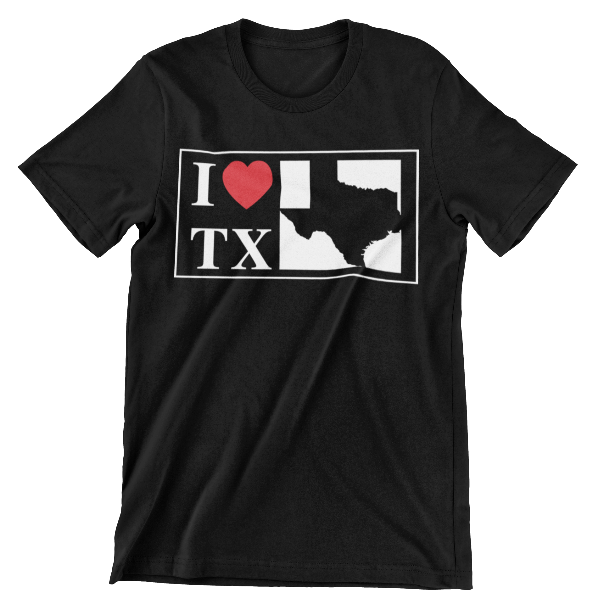 I Love TX T-Shirt - CraftNest - Digital Crafting and Art