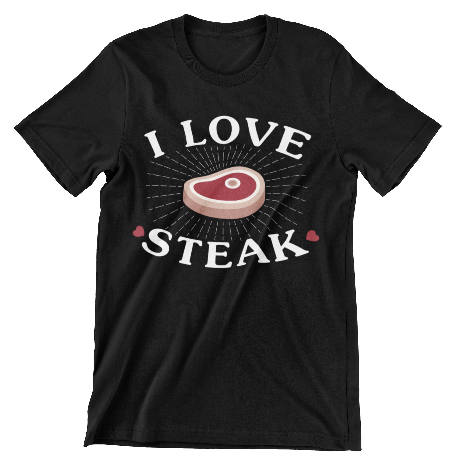 I Love Steak T-Shirt - CraftNest - Digital Crafting and Art